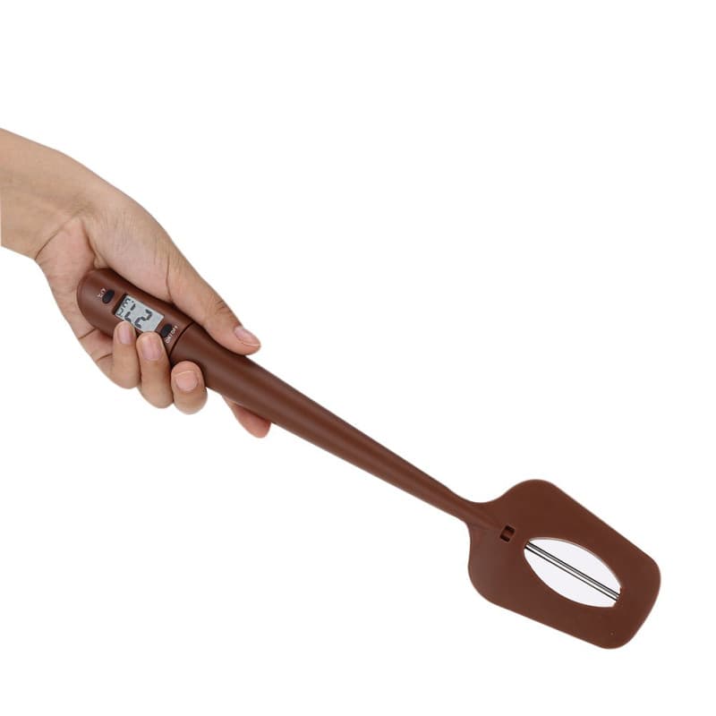 Spatule à Chocolat Spatule Thermomètre de Cuisson à Viande Sauce ou Chocolat, Ustensiles de Cuisine Thermomètre spécialisé Gamme