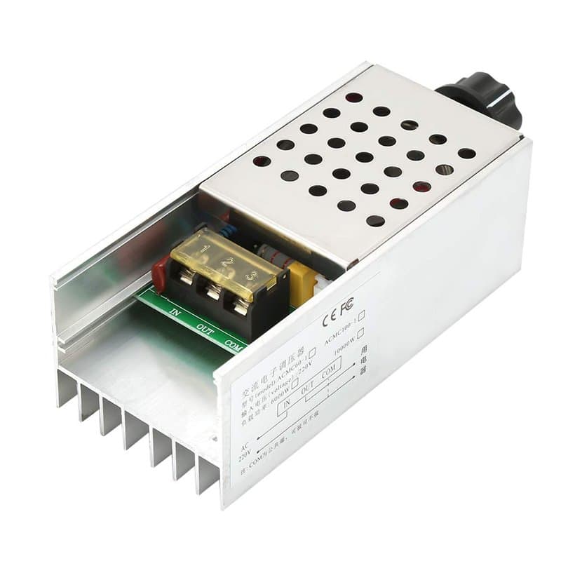 Régulateur de tension AC 220V 6000W SCR, régulateur de vitesse électrique, régulateur de température réglable