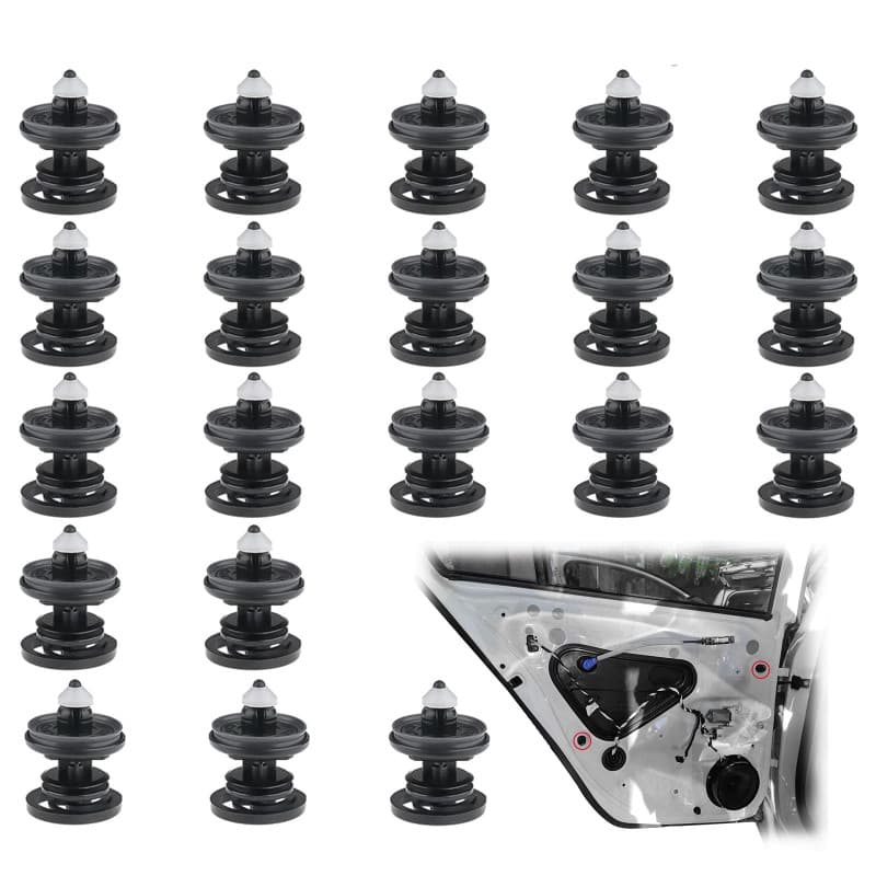 20 Pièces Clips Voiture Kit, Clips de Fixation, Clips de Fixation pour Golf 5 6 7, A4, A5, A6, pour Réparation de Panneaux de Po