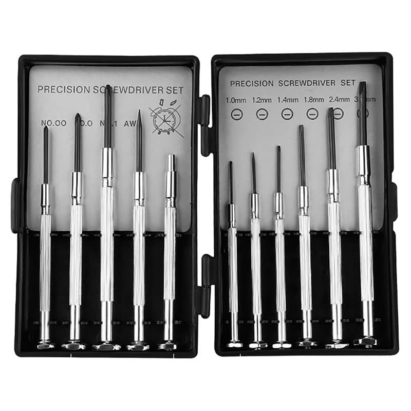 GeekerChip 11 en 1 Kit Tournevis de Précision,Jeu de mini tournevis,pour Réparation de Lunettes et Appareils Électroniques Mini