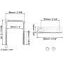 Frankberg 2x Étriers de Frein Avant Gauche Droite Compatibles avec W211 E280 E320 E350 E500 2004-2008 S211 E280 E320 E350 E500 2