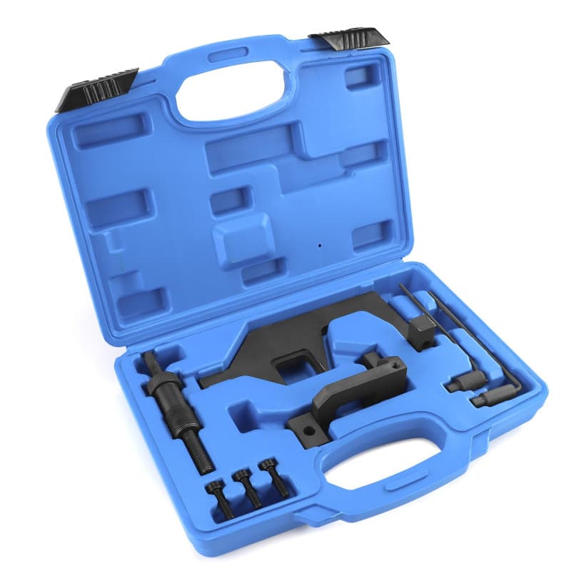 QWORK® 8 pièces Ensemble d'outils de chaîne de Distribution d'outil de réglage du Moteur, Compatible avec BMW N13 N16 N18