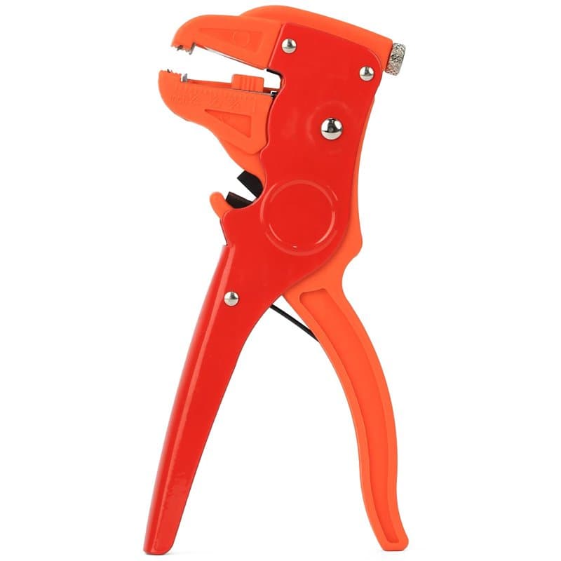 QWORK® Pince à dénuder, 2 en 1 pince coupante pour câbles 0,2 à 6,0 mm², pour réparations automobiles et électriques