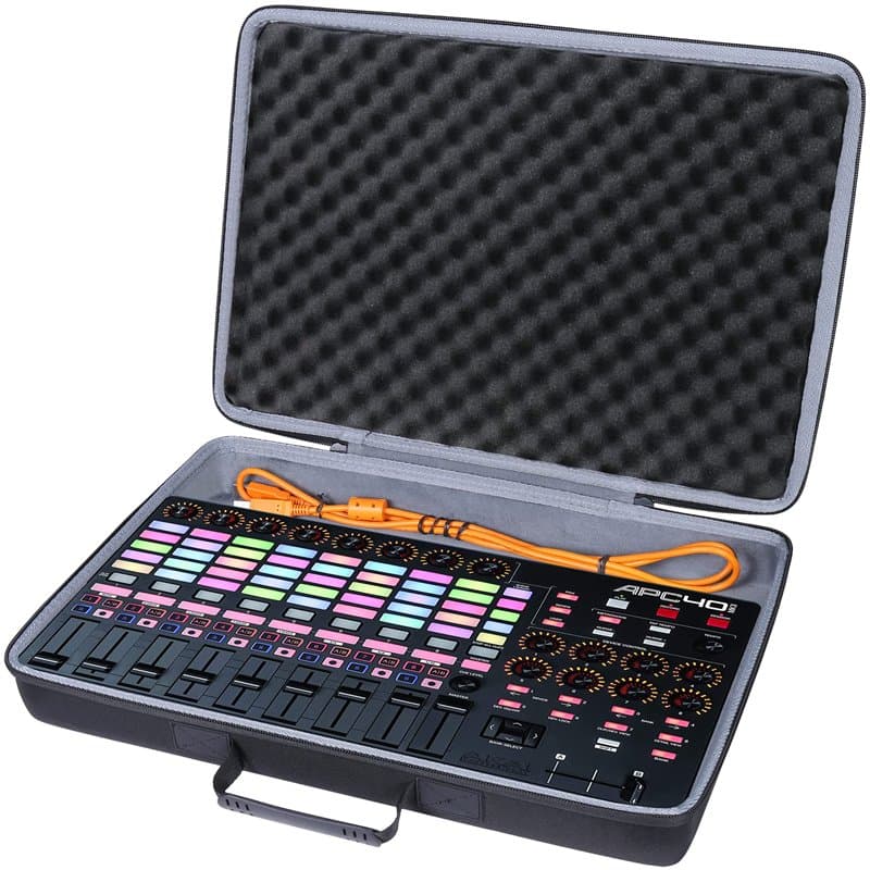 co2CREA Dur Étui de Voyage Rigide Housse Cas Coque pour AKAI Professional APC40 MKII Contrôleur MIDI(boîte Seule,Case Only)