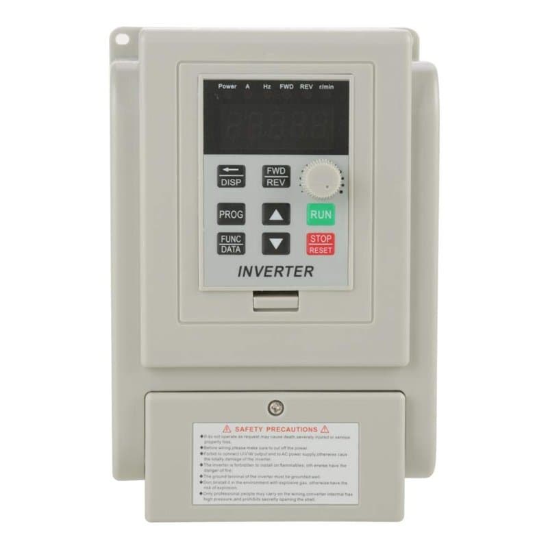 1 x Courant Alternatif 220 V Variable - Transducteur de fréquence VFD 1,5 KW - Réducteur de fréquence réglable pour réglage de l