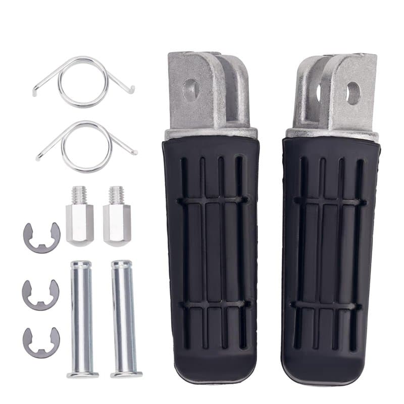 Road Passion Moto Repose Pieds à Pédale Pied, Pédales Avant en Caoutchouc Compatible pour Yamaha XJ600 XJR400 FJR1300 FZ6 FZ6R Y