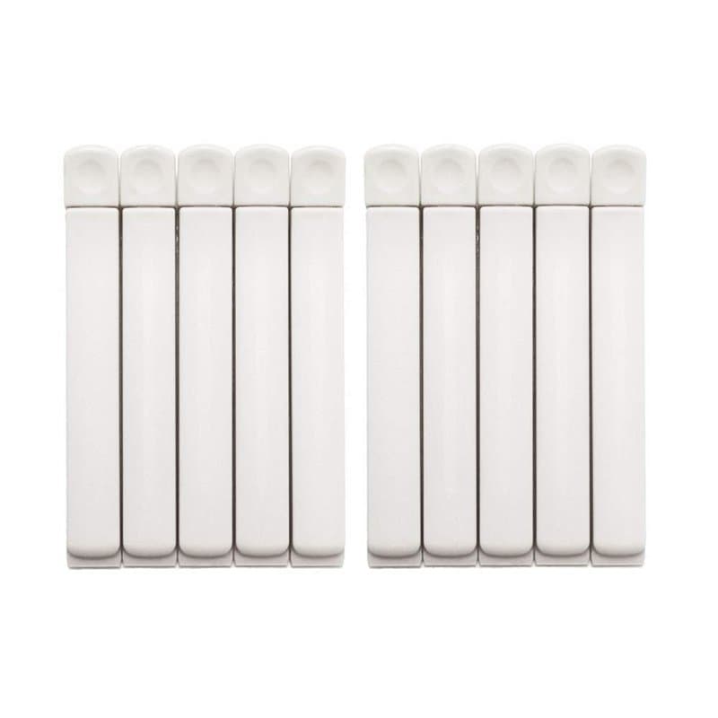 Clips 10 Pièces, Clips de Fermeture en Plastique, Clip D'éTanchéIté, pour le Stockage Des Aliments et Des Snacks, Réduction de l