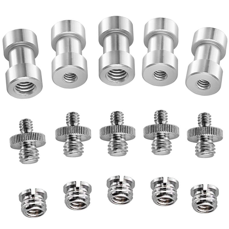 Neewer® Lot de 15 convertisseurs/adaptateurs à vis filetées en métal pour Appareil Photo DSLR, trépied, Plateforme d'épaule, Sup