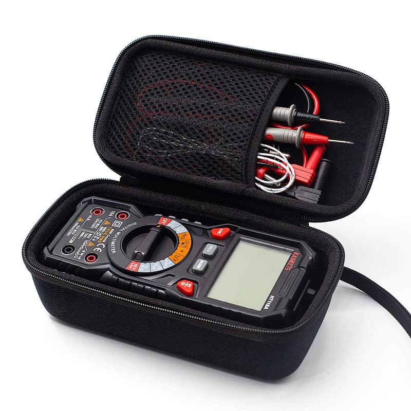 KAIWEETS Étui Rigide de Protection pour Multimètre Numérique HT118A (SEULEMENT UN ÉTUI, Multimètre et Accessoires Non Inclus)