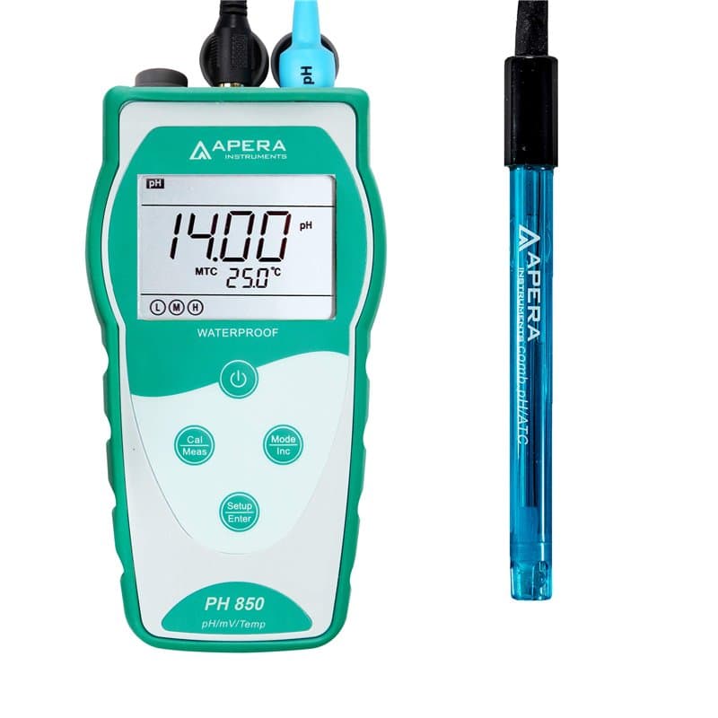 Apera Instruments PH mètre portable PH850 (plage de mesure du pH 0 à 14,00)