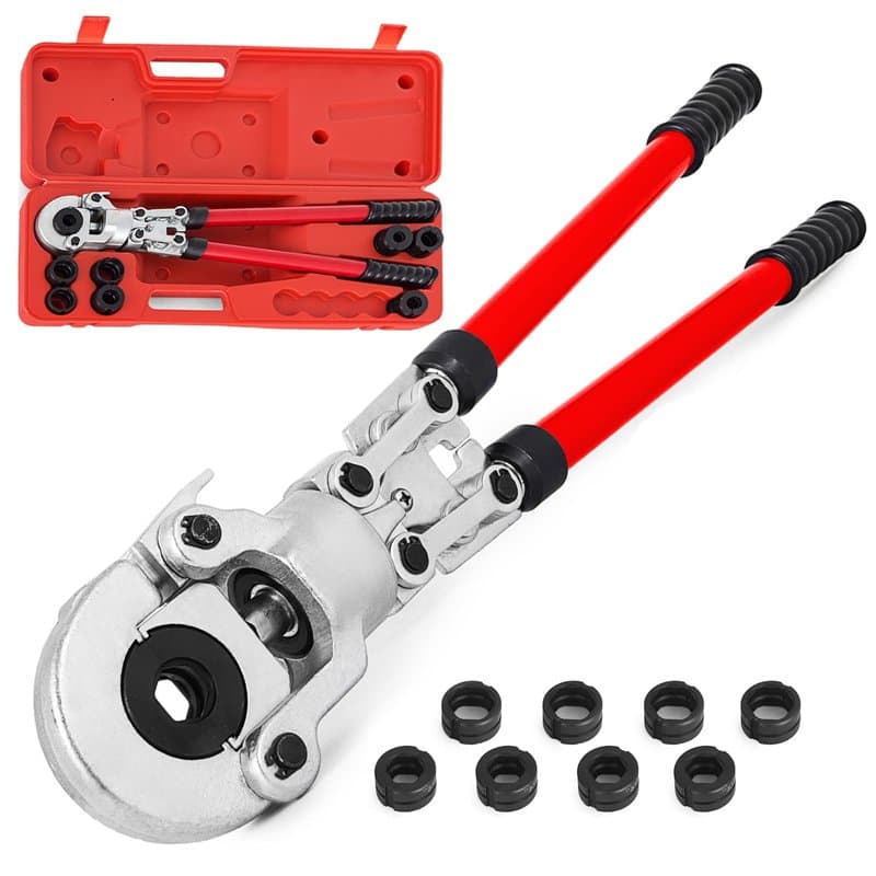 VEVOR Pince à sertir U16, U20, U25, U32, TH16, TH20, TH26, TH32 mm, pince à sertir pince à pression 6 T force de pression, pince