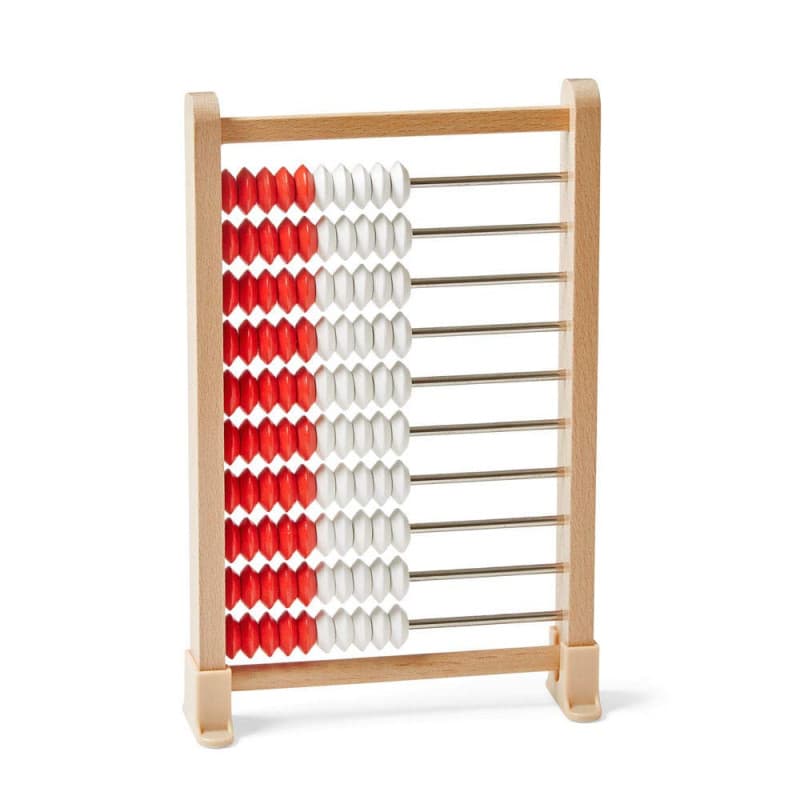 Jeu de 4 mini bouliers de 100 billes de Learning Resources pour les mathématiques pour enfants, matériel éducatif pour compter e