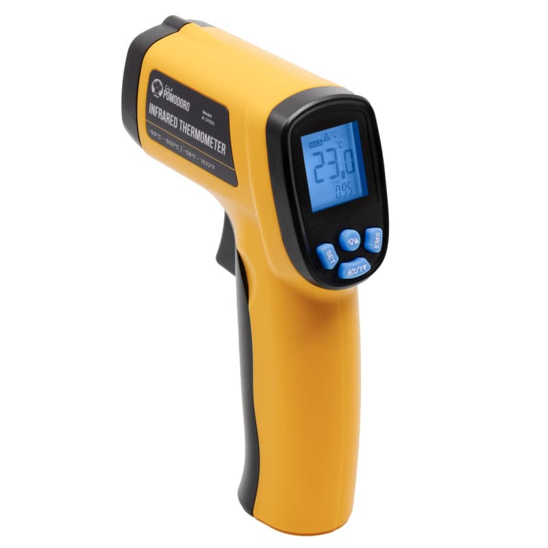 Chef Pomodoro - Thermomètre Cuisine Professionnel (-50℃~550℃) - Thermometre Infrarouge Ultra Précis avec Point Laser - Thermomèt