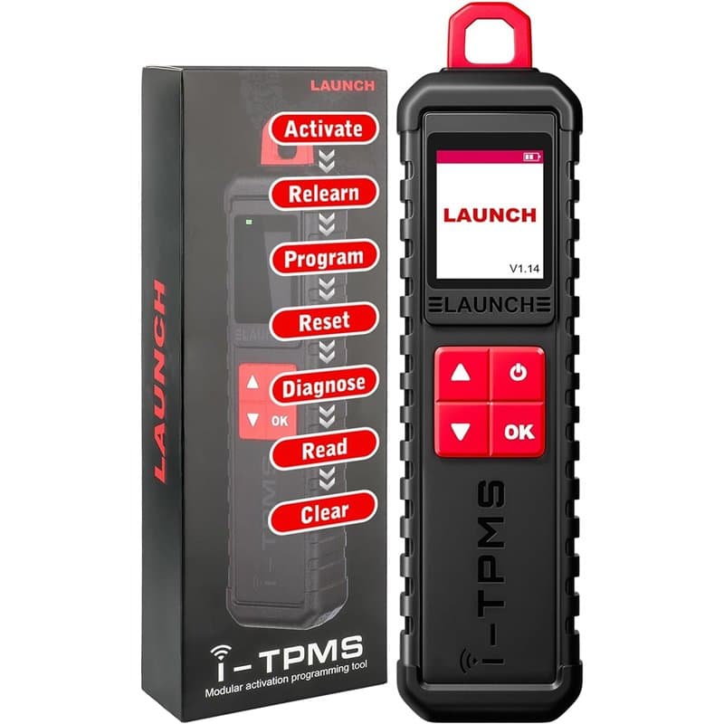 LAUNCH X431 TSGUM TPMS Testeur Pression Pneu,Activation/Lecture/Apprentissage/Programmation des Capteurs,TSGUN Manomètre Pressio