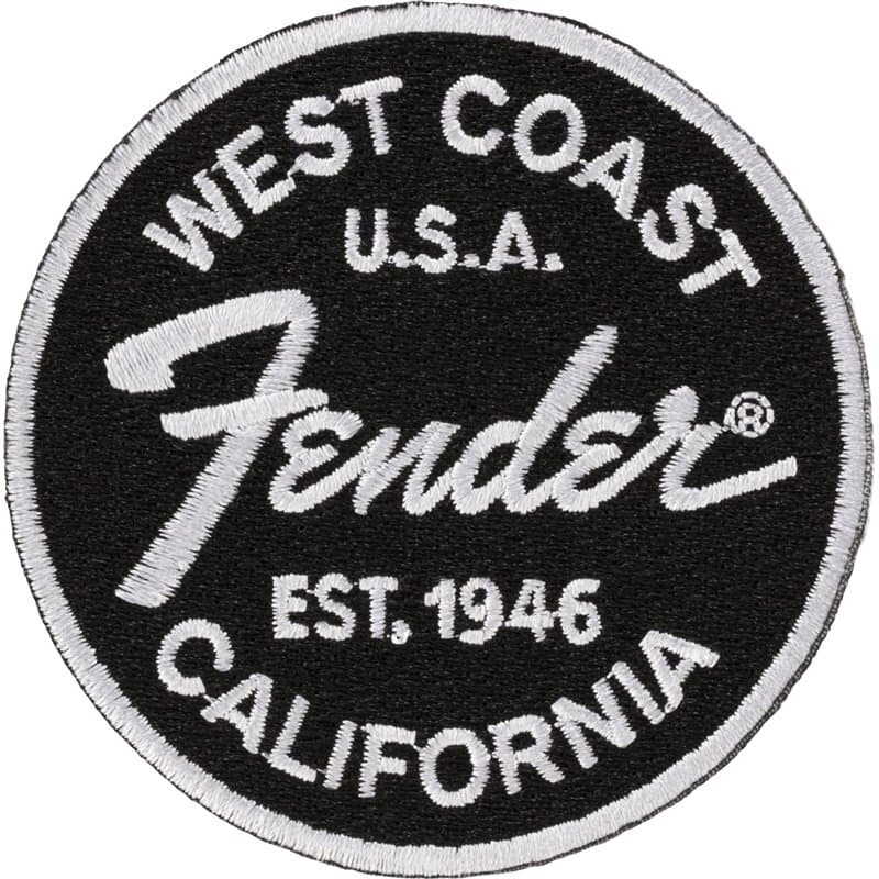 Fender West Coast Écusson Logo Patch, Clothing Accessory