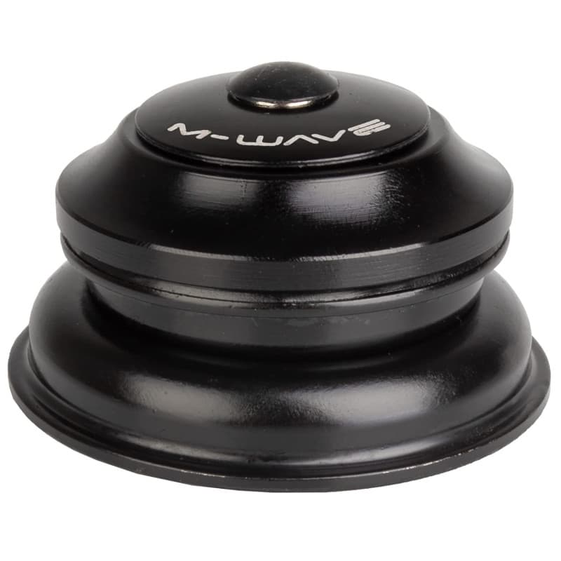 M-WAVE 390810 Jeu de Direction Semi-intégré Unisexe, Noir, 1 1/8" → 1,5"