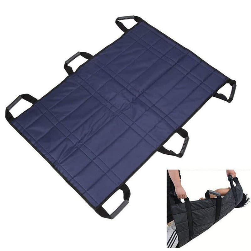 Drap De Glisse Drap De Transfert, Alèse De Positionnement avec 6 Poignées Renforcées,Drap Patient Réutilisable Et Lavable pour S