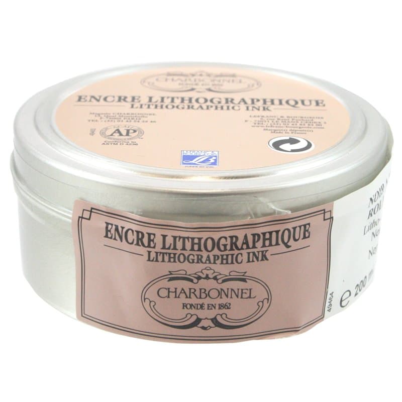 Lefranc Bourgeois Charbonnel Encre Lithographique 200ml Noir A Monter