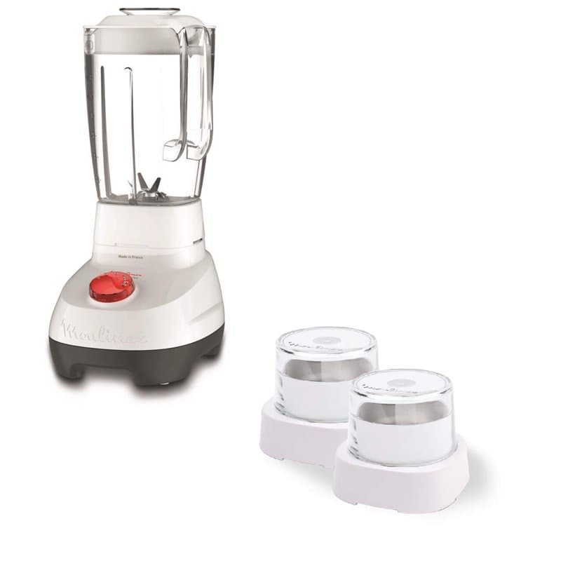 MOULINEX Super Blender avec broyeur et râpe 700 W 1,5 L LM207127