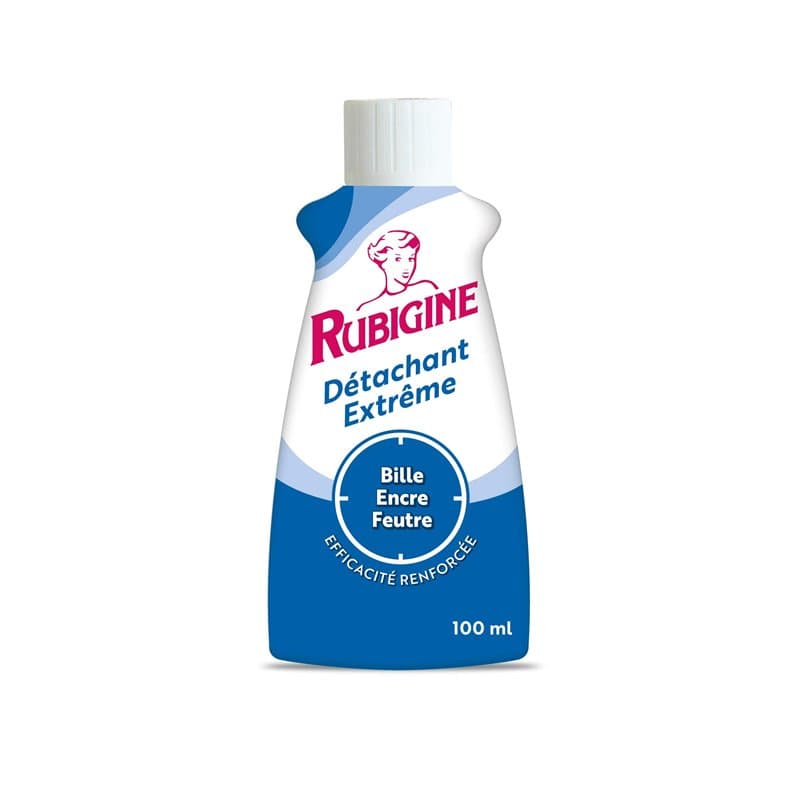 IDEAL - Rubigine, Détachant Bille Encre Feutre, 100 ml - lot de 4 - Détachant Extrême, Efficace sur Tous les Textiles Lavables,