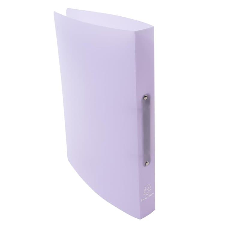 Exacompta - Réf. 54975E - 1 classeur semi-rigide PP Chromaline - 2 anneaux ronds diamètre 30 mm - Dos 40 mm - Dimensions extérie