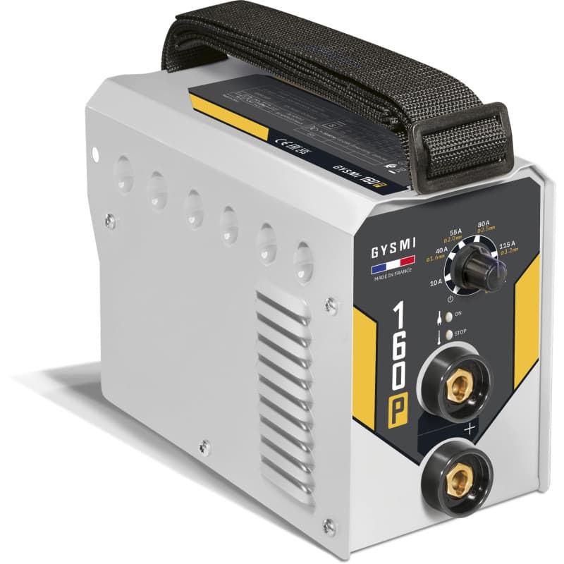 GYS, GYSMI 160P, Poste à Souder à l'Électrode Enrobée 160A Monophasé 230V (MMA), Avec Masque LCD TECHNO 11, Porte-électrode, Câb