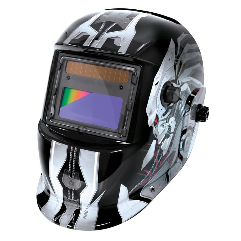 GYS - Masque de soudage LCD Venus 3/9-13 G Iron True Color - Teinte 3/9>13 - Champ de Vision 92x42mm - assombrissement Auto 0,08