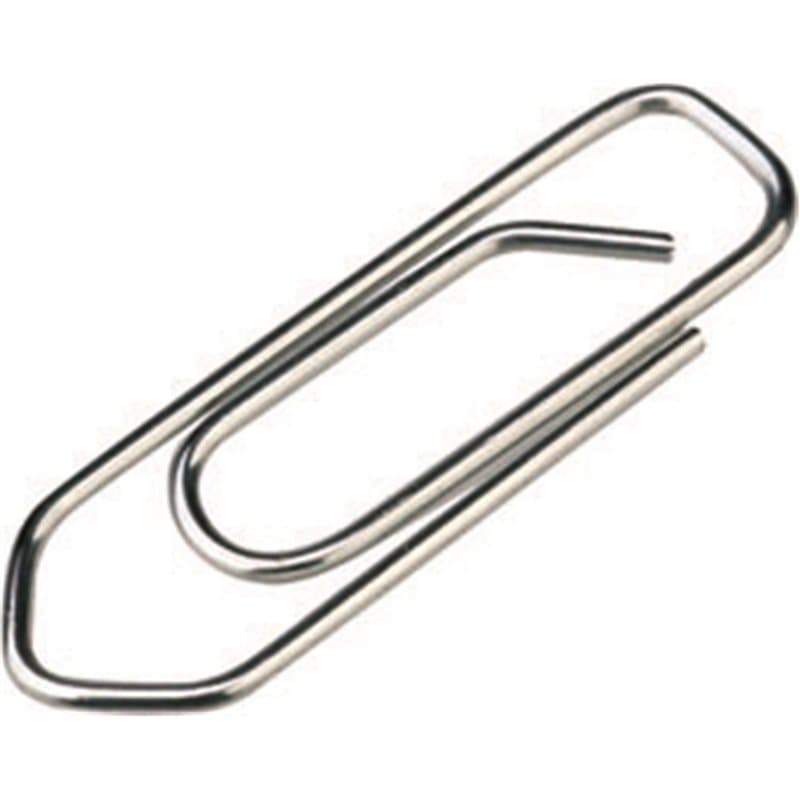 Maped - ET32001104 - Lot de trombones - 100 Pièces - Argent - 2.07 x 1 cm