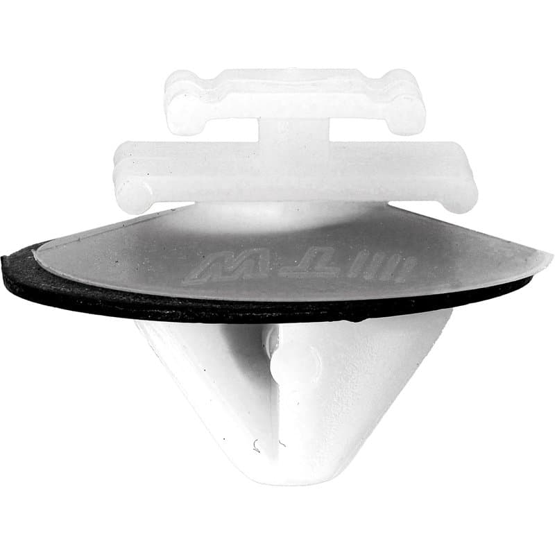 Agrafe de Moulure Ceinture de Caisse pour Véhicules Peugeot/PSA, 8.5mm Poinçon, Lot de 8, Blanc/Noir