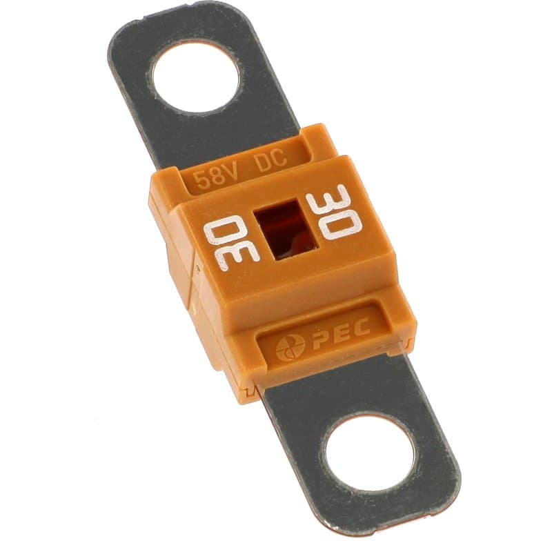 Restagraf - Fusible Midi pour Automobile - Puissance 30 A - 58 V - Réf. 17130 - Sachet de 2