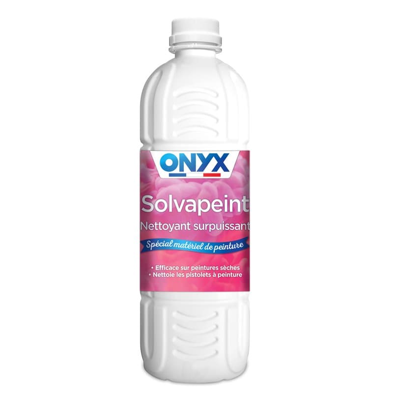 Onyx - Solvapeint - Nettoyant Multi-Surfaces Surpuissant, Dissolvant, Décapant Peinture, Matériel de Peinture (Pinceaux, Pistole