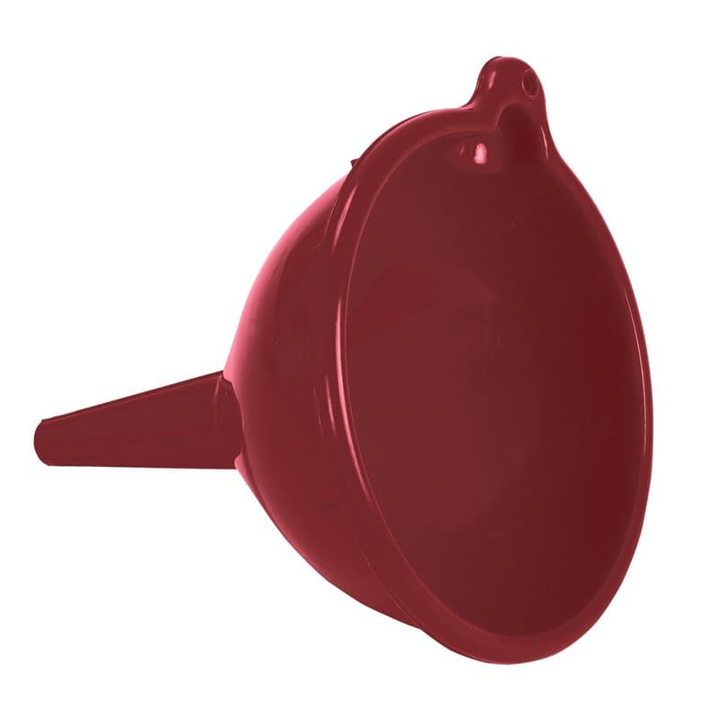 CURVER Entonnoir universel - Aide au remplissage - Pour la Cuisine ou l'Atelier - 12,5x13x12,5 cm - Rouge