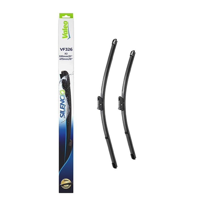 VALEO Silencio Essuie-glace - VF326 - Kit de Balais d'Essuie-glace Plat d'Origine de Haute performance, Visibilité Supérieure su