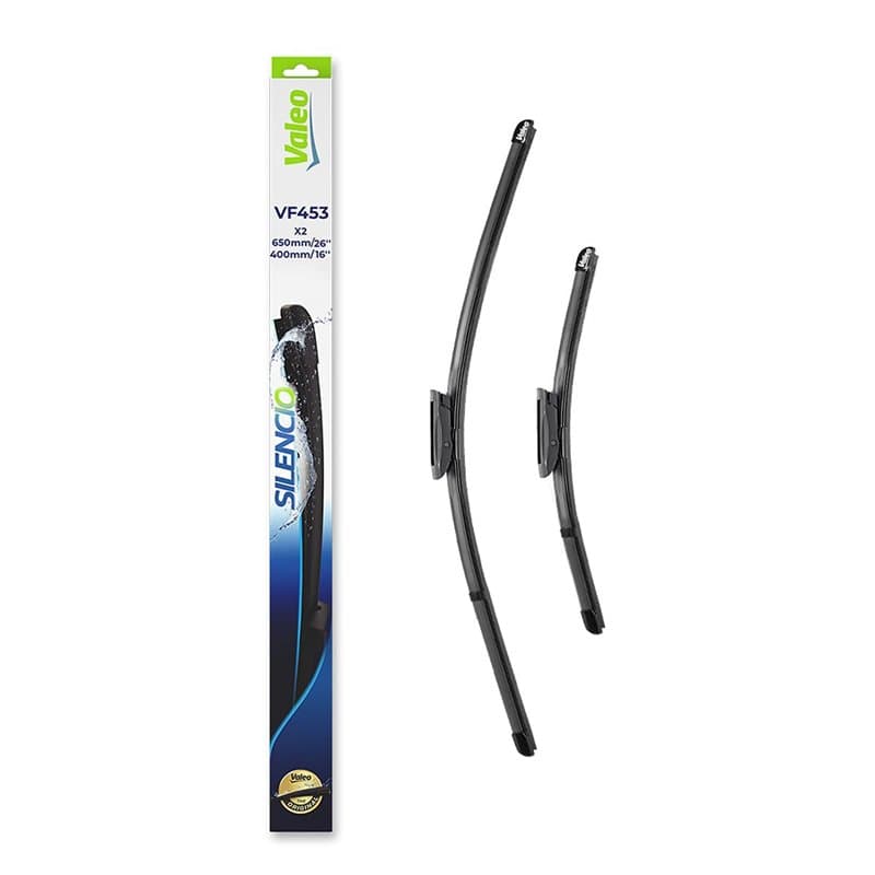 VALEO Silencio Essuie-glace - VF453 - Kit de Balais d'Essuie-glace Plat d'Origine de Haute performance, Visibilité Supérieure su