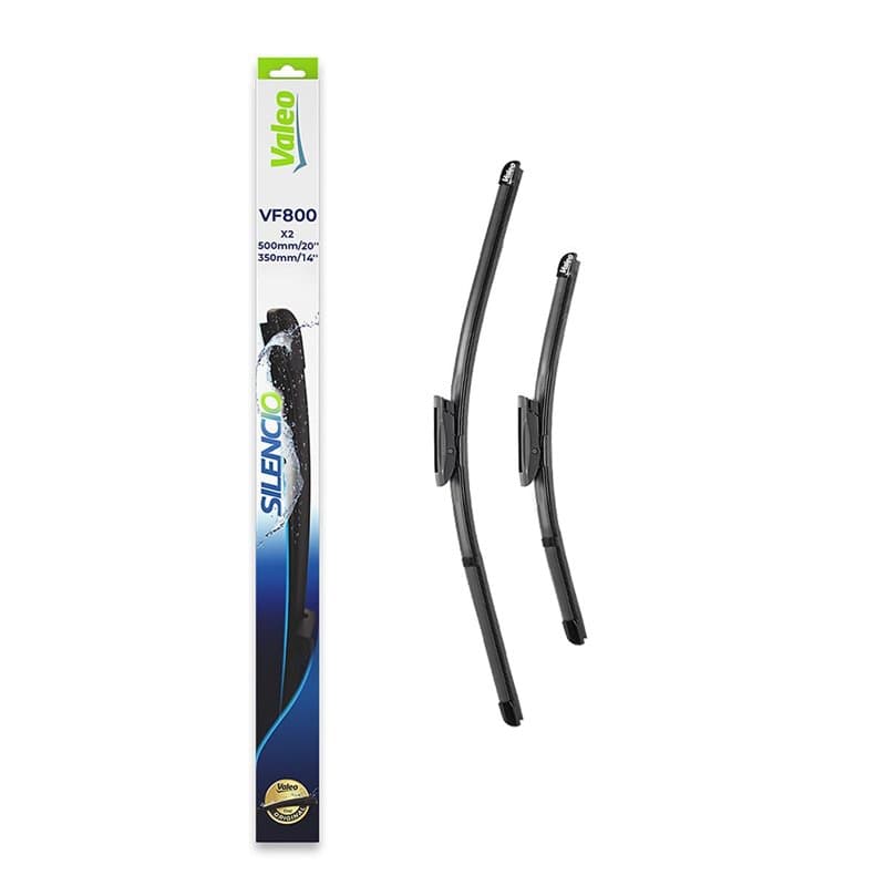 VALEO Silencio Essuie-glace - VF800 - Kit de Balais d'Essuie-glace Plat d'Origine de Haute performance, Visibilité Supérieure su