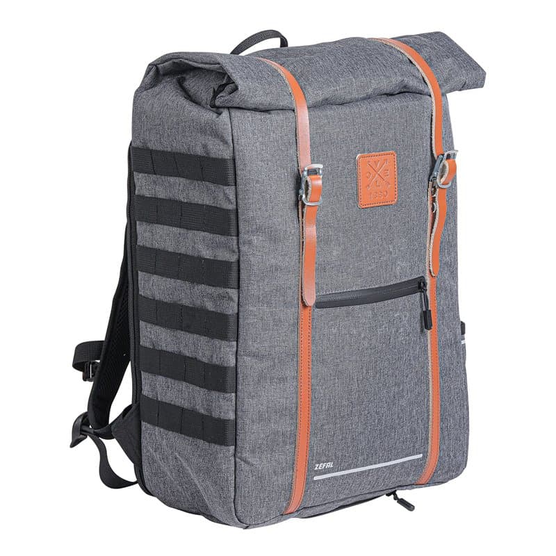 Zéfal Urban Backpack - Sac à Dos Vélo Urbain - Sacoche Porte Bagage Velo Ordinateur Portable 15 Pouces Etanche - Sac à Dos Vélo