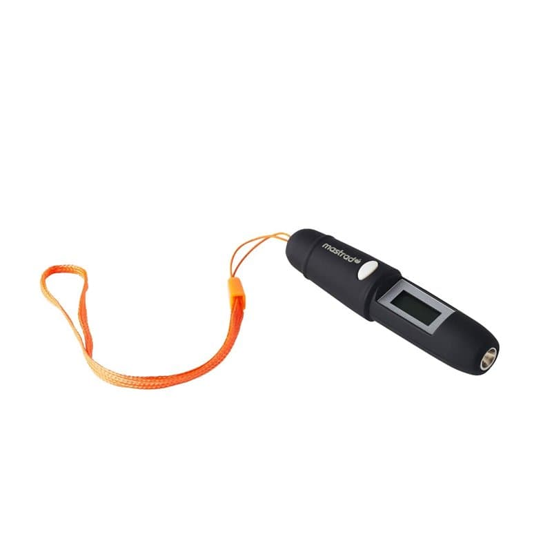 MASTRAD - Thermomètre Infrarouge Cuisine - Sans Contact - 50°C/+250°C - Précision au 1/10 de degré - Noir