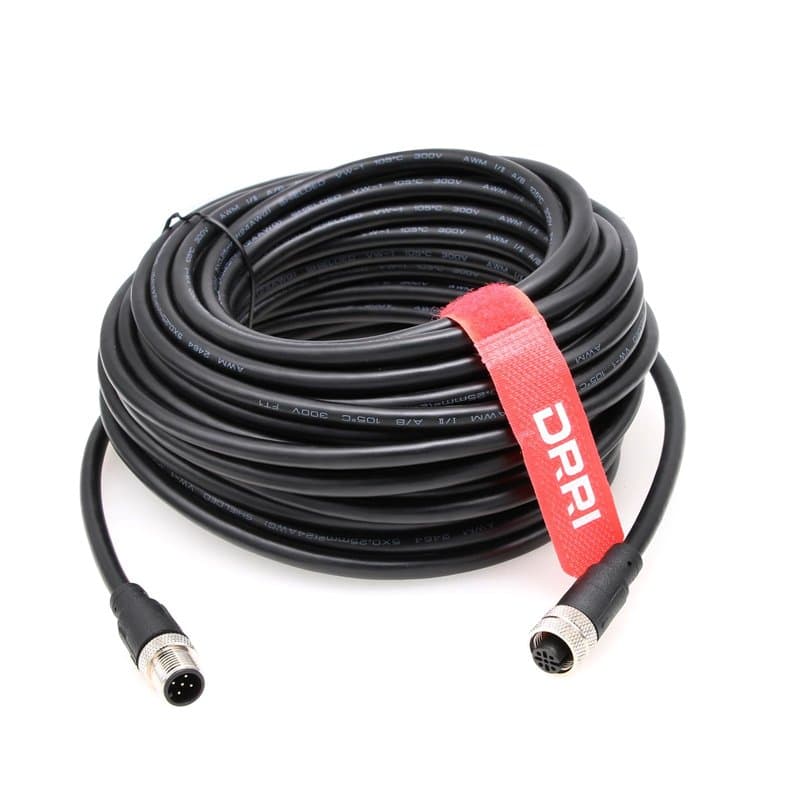 DRRI Câble électrique M12 5 broches mâle vers femelle en PVC pour NMEA 2000 Netwoks