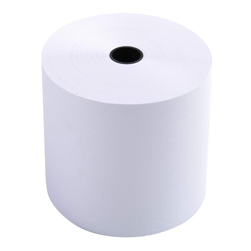 Exacompta - Réf. 7680120V - Lot de 10 bobines pour tickets de caisse - largeur 76 mm x diamètre 80 mm - mandrin 12 mm - 1 pli of