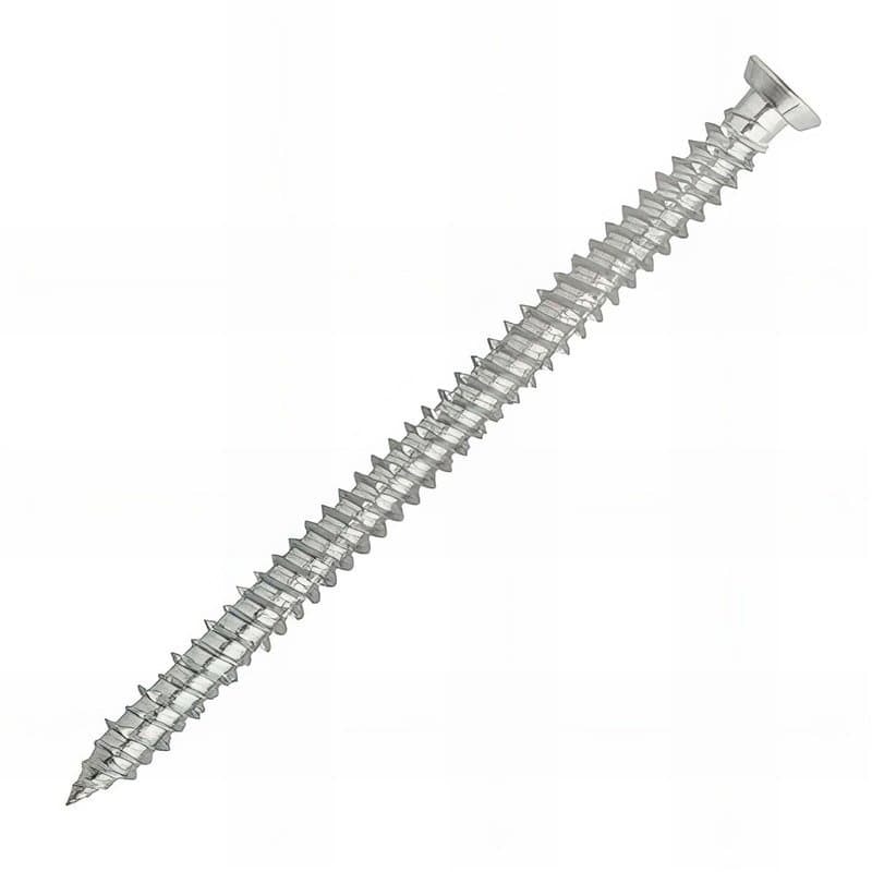 SCELL-IT, Vis béton tête fraisée 7.5 x 152 mm Boîte de 100, Fixation directe dans le matériau support plein, Montage traversant