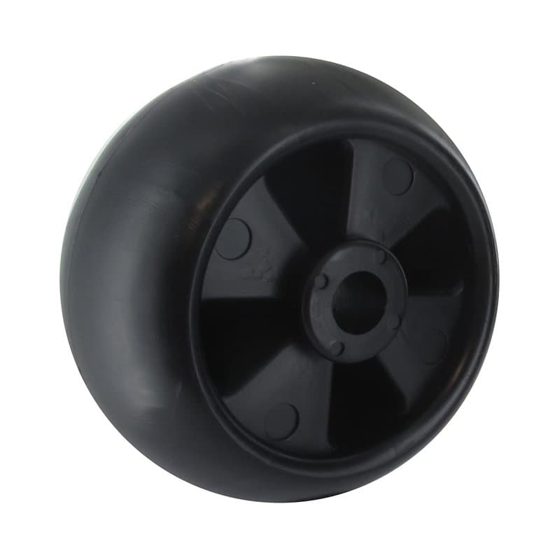 Roue anti-scalp adaptable GREENSTAR pour JOHN DEERE 737, 757 ZTRAK, Noir, Métal, 124 millimètres