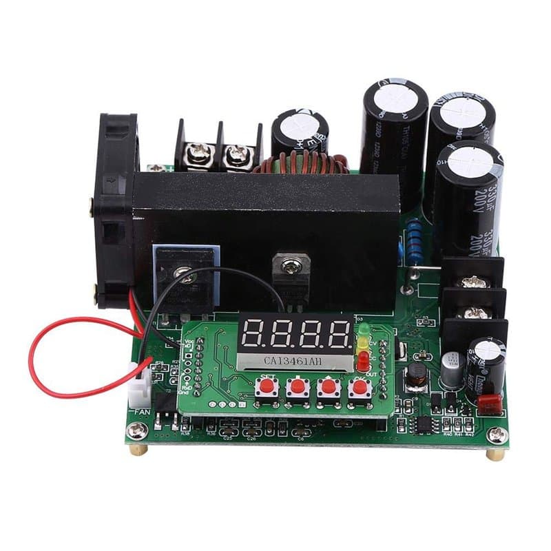 Convertisseur boost, 0-15A 900W DC Régulateur de module élévateur de tension de contrôle haute précision DIY 8-60V à 10V-120V av