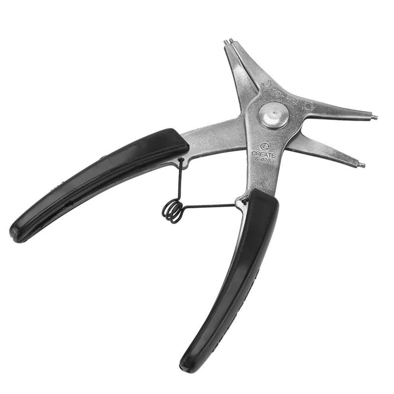 Pince Pour Circlips, 1pc Pince à Circlips à Double Usage Retrait De L'Outil De RéAssemblage Pour Circlips Internes et Externes,