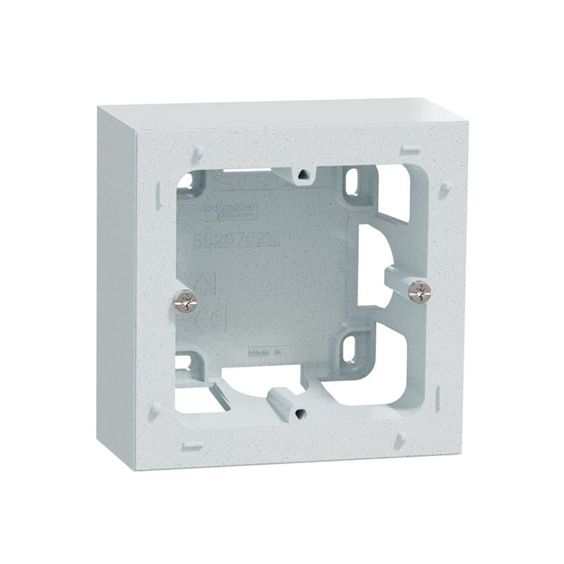 Schneider Electric - Odace Styl, boîte pour montage en saillie Blanc Recyclé, 1 poste - S510762