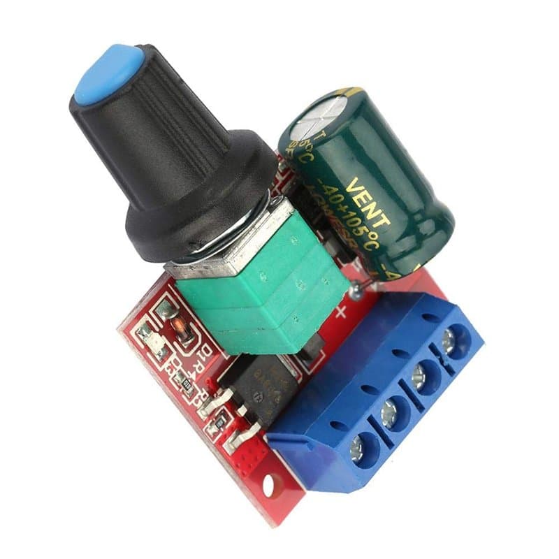 Contrôleur de Vitesse de Moteur PWM, Moteur Courant Continu Contrôleur, Régulateur de Vitesse de Moteur CC 5V-28V 5A Pwm, Contrô