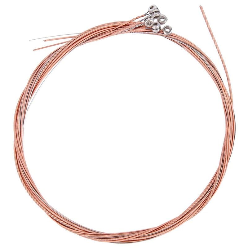Cordes de guitare Folk Acoustic 6 cordes Cordes en acier Cuivre Cuivre Cordes Accessoires d'instruments de musique