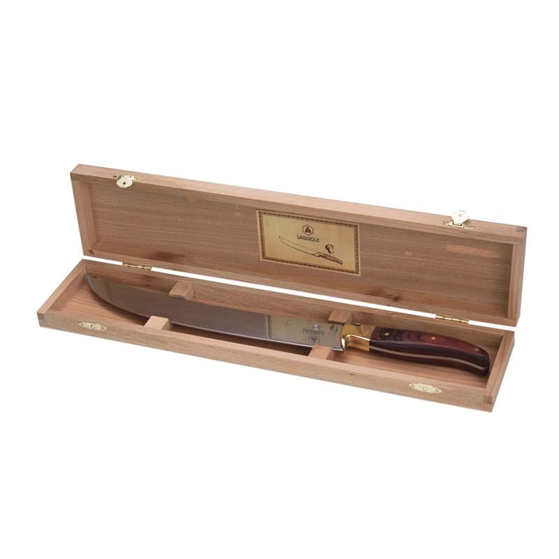 LAGUIOLE - Sabre à champagne manche en bois véritable - Acier inoxydable - Ergonomique - Débouchez vos bouteilles de champagne a