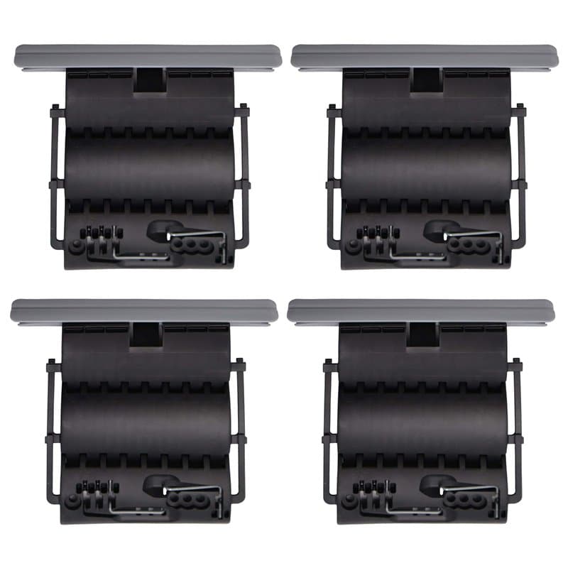 Lot de 4 Attaches rigide de fixation Octoclick H890C - 2 maillons - lame 8 et 14 mm pour store et volet roulant - Ressort de sus