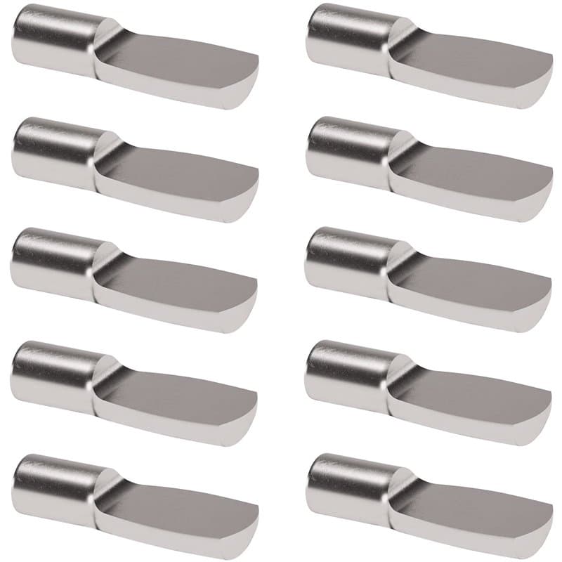 cyclingcolors 10x taquet étagère 4mm metallique acier rayon support console meuble bois tenon armoire