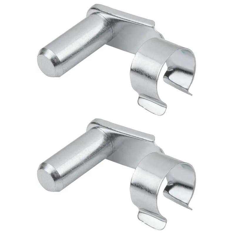 cyclingcolors 2X Axe de sécurité pour Chape Clip à Ressort 8mm Longueur utile 30mm Vérin Gaz Universel Tête Embout Fourche Véhic